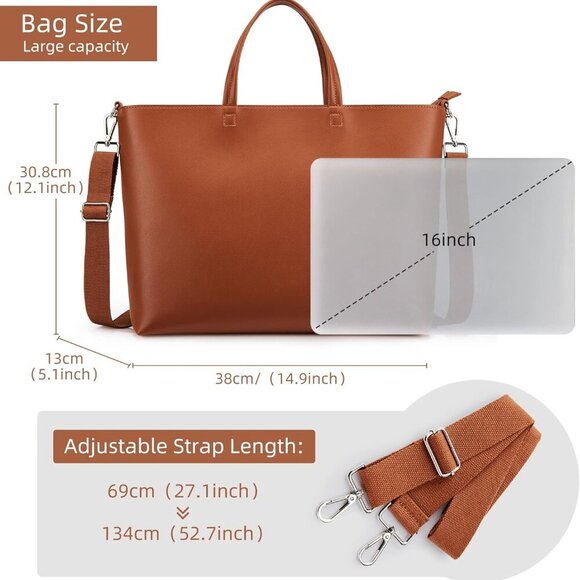 Versatile KALIDI Adjustable Cross-Body Tote - Spacious, Lightweight and Stylish - Picture 5 of 7
